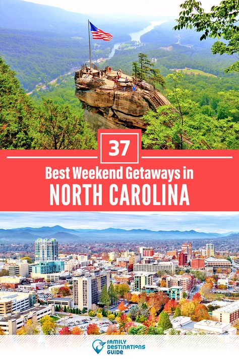 Need inspiration for a weekend getaway to North Carolina? Planning a quick trip to this beautiful state and want ideas for top vacation spots and areas? We’re FamilyDestinationsGuide, and we’re here to help: Discover the BEST North Carolina weekend getaways - so you get memories that last a lifetime! #northcarolina #northcarolinatravel #northcarolinatrips #weekendgetaways Topsail Beach, North Carolina Travel, Best Weekend Getaways, Nc Mountains, Raleigh North Carolina, Surf City, To Infinity And Beyond, North America Travel, Trip Ideas