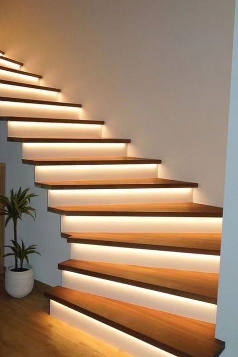 China Wholesale slim LED Aluminum Profile Recessed alu profil Black PC Cover Linear Light Led Channel Stair Wall Lights, Staircase Lighting Ideas, Stairs Lighting, Led Stair Lights, Led Aluminum Profile, Staircase Design Modern, Stairway Lighting, Stairs Design Interior, Stair Lights