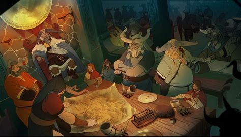 Banner Saga, Saga Art, Gaming Table, Fiction Idea, Portfolio Inspiration, Cover Artwork, Art Studies, Not Perfect, Fantasy Artwork