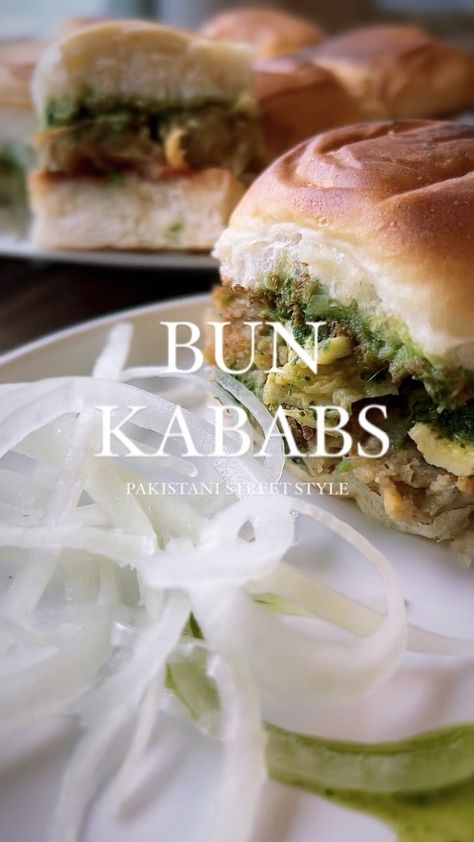 Bun Kabab Recipe, Bun Kabab, Shami Kabab, Kabab Recipe, Pakistani Street Style, Enough Said, Dessert Options, Culinary Skills, The Works