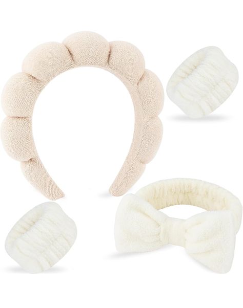 Cloth Headband, Terry Cloth Headband, Sponge Makeup, Face Skincare, Washing Face, Cloud Shape, Spa Headband, Wash Your Face, Makeup Skincare