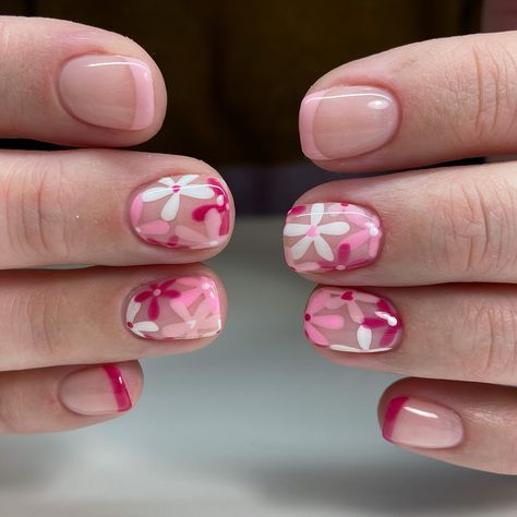 Subtle Valentine’s nails 🤭 • Products used: Heartbreaker Sweet Talk Raw Rose Whiteout Muse Shine @luxapolish • Use code bmb10 for 10%… | Instagram Nails Products, S Nails, Heart Nails, Floral Nails, Valentines Nails, White Out, Pink Nails, Muse, Coding