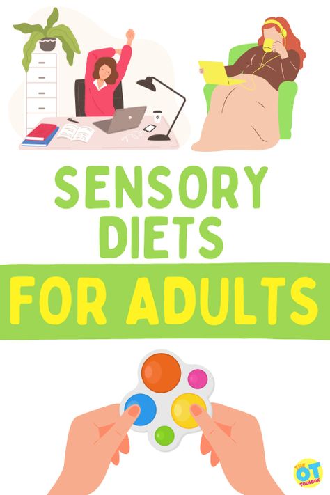 Sensory Diet For Adults, Sensory Activities For Older Adults, Tactile Sensory Activities For Adults, Sensory Play For Adults, Sensory Activities For Blind Adults, Proprioceptive Activities For Adults, Sensory Regulation For Adults, Vestibular Activities For Adults, Low Stimulation Activities