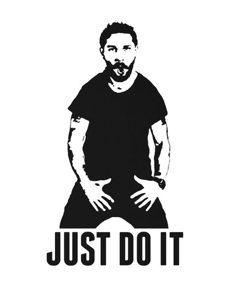 Shia Labeouf Just Do It Just Do It Wallpapers, The Office Show, Shia Labeouf, Sarcasm Only, Art Therapy Activities, 10th Quotes, Cloud Nine, School Help, Random Art