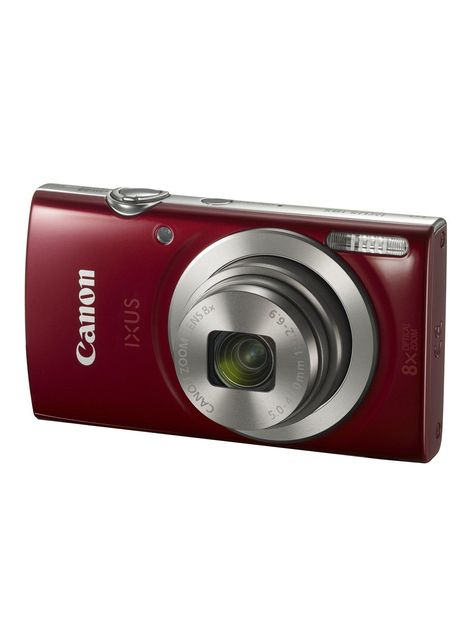 Canon Ixus 185 20 Megapixel Camera - Red - One Colour - Canon Ixus 185, Best Vlogging Camera, Canon Ixus, Moto Suzuki, Nikon D5100, Compact Digital Camera, Canon Digital Camera, Vlogging Camera, Gadgets Technology Awesome