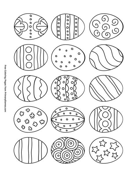 Easter Eggs Coloring, Påskeaktiviteter For Barn, Diy – Velikonoce, Free Easter Coloring Pages, Easter Egg Coloring, Egg Coloring Page, Egg Coloring, Easter Egg Coloring Pages, Easter Crafts For Toddlers