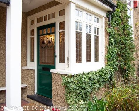 Angled Front Door Entrance, Edwardian Porch, Closed Porch, Corner Porch, Porch Enclosure, Enclosed Front Porches, Small House Extensions, Terrace House Exterior, Extension Inspiration