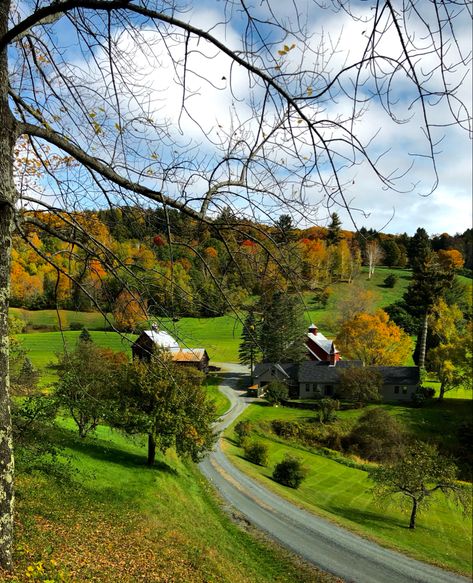 Vermont farm in the fall, sleepy hallow farm Vermont In The Fall, Sleepy Hallow, Vermont Farms, Background Fall, Vermont Fall, Fall Farm, American Landscape, Fall Pictures, In The Fall