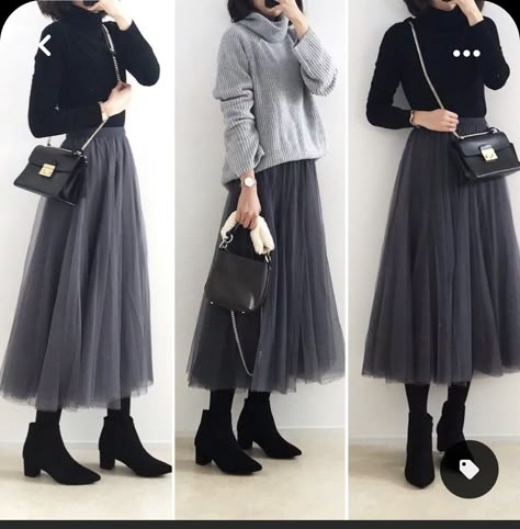 Tulle Skirts Outfit, Tule Rok, Gonna In Tulle, Stile Hijab, Outfits Chic, Muslimah Fashion Outfits, Korean Girl Fashion, 2020 Fashion, Hijabi Fashion