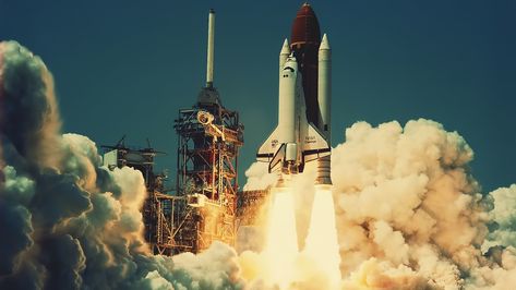 white rocket #NASA space shuttle #1080P #wallpaper #hdwallpaper #desktop Nasa Wallpaper, Space Shuttle Challenger, Nasa Rocket, Red Space, Nasa Space Shuttle, Space Launch, Rocket Launch, Neil Armstrong, Space Program