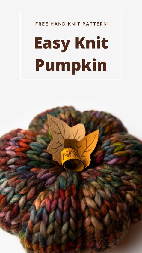 Oh Fall, you are my favorite. I was recently staring at my giant stack of pretty Malabrigo Rasta yarn when the Fall Feels hit me like a ton of bricks. One of my favorite things to make every year is seasonal decor. Plush pumpkins are at the top of my list. I paired my Rasta with my love of pumpki Plush Pumpkins, Halloween Knitting Patterns, Pumpkin Patterns Free, Halloween Knitting, Fall Knitting Patterns, Malabrigo Rasta, Holiday Knits, Easy Knitting Projects, Fall Knitting