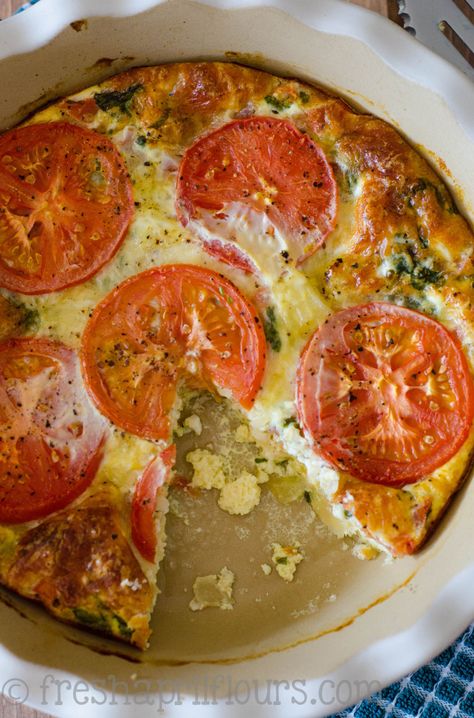 Caprese Quiche, Low Carb Quiche, Caprese Recipes, Quiche Recipes Easy, Breakfast Quiche, Keto Cheesecake, Tomato Pasta, Diet Vegetarian, Quiche Recipes