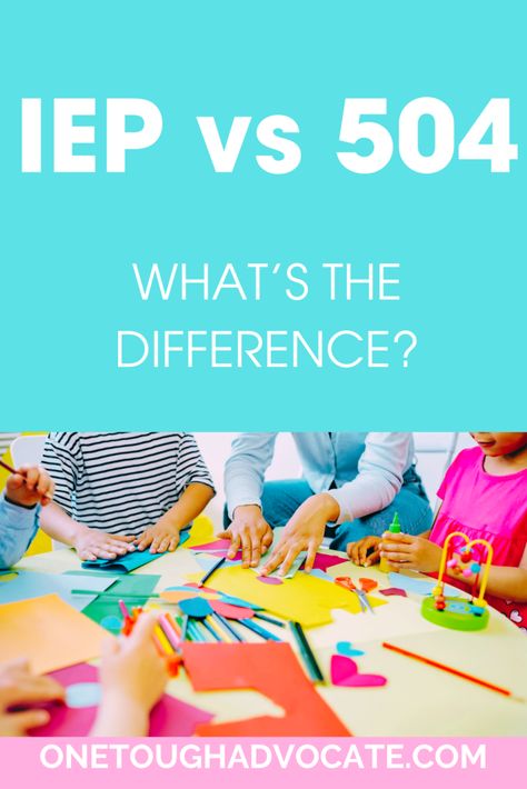 What is the difference between an IEP and a 504 plan? What option is best for my child? 504 Plan, Academic Services, Individual Education Plan, Iep Meetings, Case Management, Public Education, What If Questions, Education System, Social Emotional