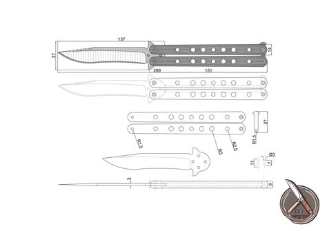 Butterfly Knife Template, Knife Template, Butterfly Knife, Knife Design, Stories For Kids, Craft Supplies, Pattern, Quick Saves, Design