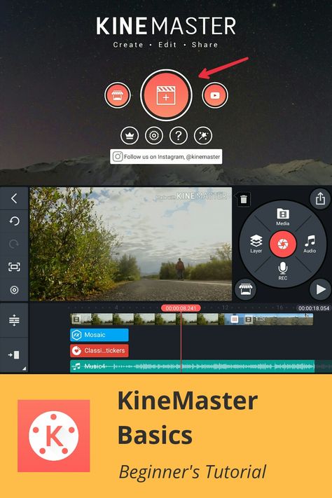 KineMaster is one of the best video editing app for Android and iPhone. This tutorial shows how to edit videos with KineMaster. How To Edit Videos, Good Video Editing Apps, Best Video Editing, Animation Tools, Christmas Video, Save Video, Video Studio, Video Editing Apps, App For Android