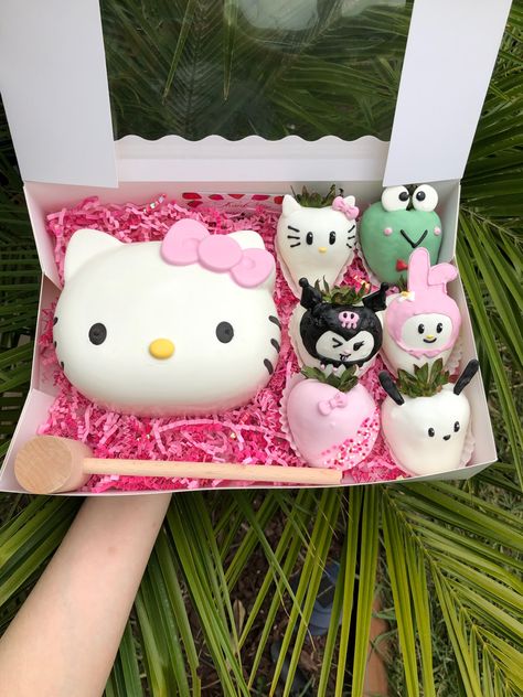 Hello Kitty Covered Strawberries, Hello Kitty Dipped Strawberries, Monster Inc Strawberries, Sanrio Chocolate Covered Strawberries, Hello Kitty Chocolate, Hello Kitty Easter Basket, Hello Kitty Breakable Heart, Hello Kitty Cake Pops, Hello Kitty Strawberries