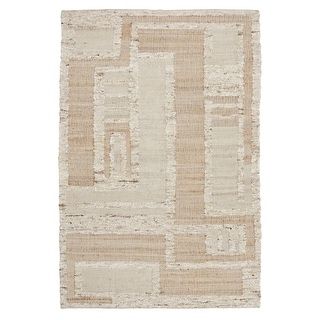 Muda Wool Blend Area Rug by Kosas Home - Bed Bath & Beyond - 38298228 Classic Home, Abstract Geometric Pattern, Seaside Towns, Handwoven Rug, Ivory Rug, Flat Weave Rug, Classic House, White Area Rug, Natural Rug