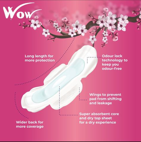 Sanitary Pads Brands, Organic Pads, Cloth Sanitary Pads, Sanitary Towels, Sanitary Napkins, Women Health Care, Info Graphic, Packaging Template, Bakery Packaging