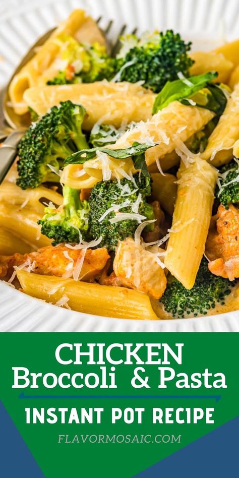 Close up of white plate with Chicken, penne pasta, and broccoli, topped with parmesan cheese and basil. Chicken Pasta With Broccoli, Chicken Broccoli Pasta Recipes, Pasta And Broccoli, Chicken With Pasta, Pasta With Broccoli, Cheesy Chicken Pasta, Broccoli Pasta Recipe, Chicken Broccoli Pasta, Chicken Broccoli Cheese