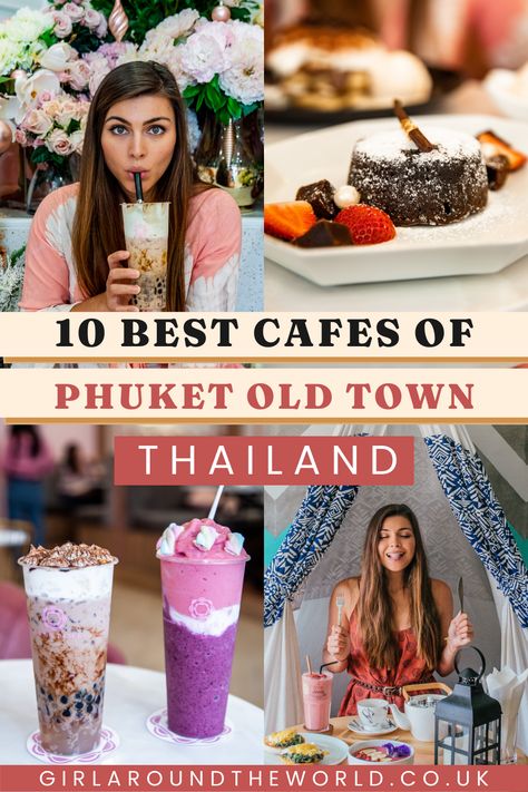 Phuket Cafe, Old Town Phuket, Old Town Cafe, Phuket Food, Thailand Island Hopping, Phuket Old Town, Phuket Thailand Travel, Chilled Vibes, Phuket Town