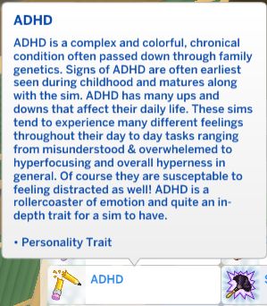 Ts4 Cc Personality Traits, Ts4 Personality Traits, Sims 4 Cc Traits Disorder, Sims 4 Mods Mental Health, Sims 4 Cc Personality Traits, Sims 4 Personality Traits, Sims Traits, Sims 4 Stories, Sims 4 Traits