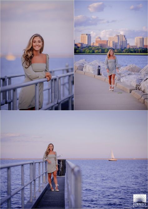 Golden Hour Lighting, Milwaukee Art, Milwaukee Art Museum, Colorful Clouds, Go To The Beach, Family Event, Lake Michigan, The Sunset, Senior Photos