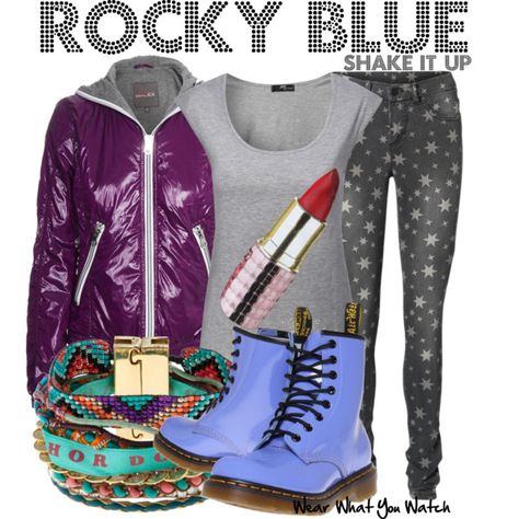 Inspired by Zendaya as Rocky Blue on Disney's Shake It Up. Shake It Up Outfits, Rocky Blue, Channel Outfits, Blue Outfits, Band Outfits, Disney Inspired Fashion, Tv Show Outfits, Shake It, Tween Outfits