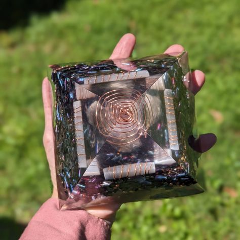 Cleansing Energy, Energy Cleansing, Energy Generator, Orgonite Pyramids, Emf Protection, Energy Cleanse, Powerful Energy, Crystal Pyramid, Healing Energy