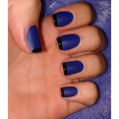 Dark blue and black french manicure Details are on cheeksinblush.com Instagram➡️cheeksinblush #blogger #makeupblogger #beautyblogger #makeuplover #cheeksinblush #instablogger French Manicure With Black, Nailart French, Black French Manicure, Gel French Manicure, Black French Tips, Manicure Colors, Black French, French Navy, Makeup Blogger