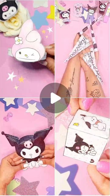 Sheila Jimenez Mota on Instagram: "💫 4 DIY Sanrio 💫 #diy #tutorial #manualidades #art #craft #reels" Sanrio Crafts, Sanrio Diy, Blind Bags, Art Craft, Funny Images, Hello Kitty, Paper Crafts, Kitty, Funny