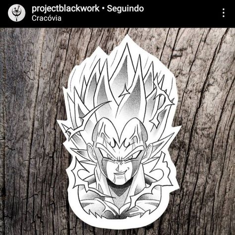 Vegeta Tattoo Design Sketch, Vegeta Tattoo Design, Goku Tattoo Design, Me Vs Me Tattoo, Goku Tattoo, Dbz Tattoo, Majin Vegeta, Anker Tattoo, Card Tattoo Designs