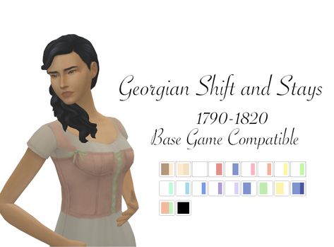 I love Jane Austen Sims 4 1700s Cc, 1700s Clothes, Victorian Lingerie, Georgian Dress, Maxis Match Cc, Sims Builds, Play Sims, Regency Dress, Sims 4 Cc Finds