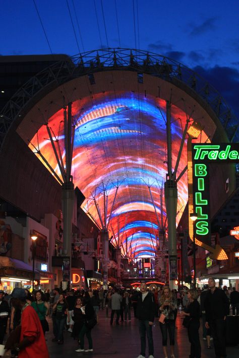 Freemont Street in Las Vegas Las Vegas Freemont Street, Vegas Freemont Street, Freemont Street Las Vegas, Freemont Street, Favorite City, Times Square, Las Vegas, Quick Saves