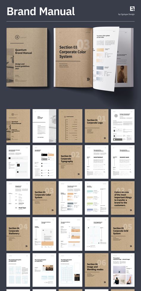 Brand Manual and Identity Template – Corporate Design Brochure – with real text!!! Minimal and Professional Brand Manual and Identity Brochure template for creative businesses, created in Adobe InDesign in International DIN A4 and US Letter format. Download Template: https://1.envato.market/LXK7Jj Typography Booklet Design Layout, Text Document Design, A4 Document Layout Design, Corporate Portfolio Design, Document Layout Design Creative, Brand Manual Layout, Manual Design Layout, Branding Document, Training Manual Design