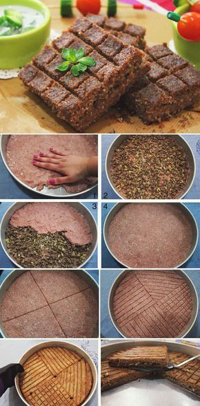 Kibeh Lebanese, Kibbeh Recipe, Meat Stuffing, Arabisk Mad, Lebanon Food, Syrian Food, Middle East Food, Middle East Recipes, Arabian Food