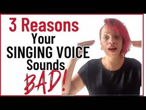 (12843) 3 Reasons Your Voice Sounds “Bad” When You Sing (and how to overcome them) - YouTube Raspy Voice, Voice Coach, How To Sing, Singing Voice, Your Voice, Funny Stuff, The Twenties, Singing, The Voice