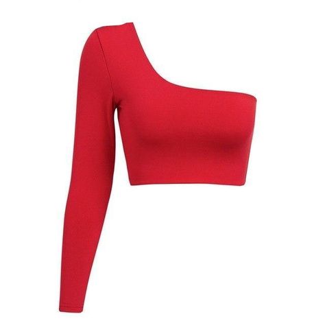 One Shoulder Top Outfit, Red Shirt Outfit, Diy Summer Clothes, Cute Outfits With Leggings, Summer Outfits For Teens, Womens Halter Tops, Red Crop Top, Fashion District