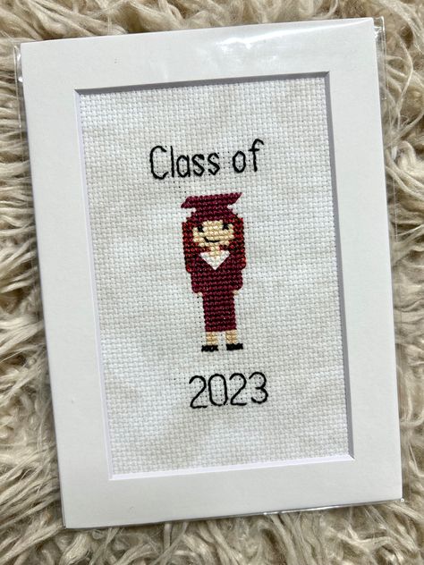 Graduation cross stitch portrait. Pattern by: Stitch People Lego Graduation, Graduation Cross Stitch, Stitch Portrait, Stitch People, Lego, Cross Stitch, Pattern