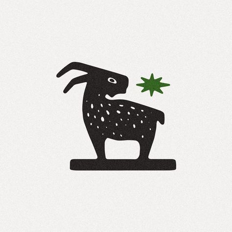 James Coffman on Instagram: “Goat and Green Star #blockprinting #art #logo #drawing #woodblockprint #france #french #folkart #designinspiration #typeface #folk…” Goat Folk Art, Folk Band Logo, Folk Logo Design, Folk Art Logo, Logo Animal Design, Ibex Drawing, Cute Goat Art, Sheep Logo Design, Irish Folk Art