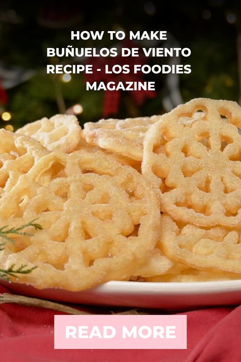 Buñuelos are sweet, crispy treats that are especially popular in the Mexican culture around the holidays… How To Make Buñuelos, Bunuelos Recipe, Green Chile Stew, Nut Bread Recipe, Yule Log Cake, Green Chile Chicken, Log Cake, Mexican Dessert, Crispy Treats