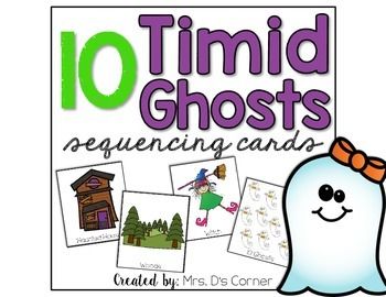 This set of FREE sequencing cards is the perfect literacy center and book companion for the children's book Ten Timid Ghosts. Use these 24 picture cards to sequence events in the book.You might also like: https://www.teacherspayteachers.com/Product/BUNDLE-18-Adapted-Books-for-October-Level-1-and-Level-2--2118443 October Illustrated Writing Prompts Halloween Activity Packet Trick or Treat Activity Packet Halloween Lapbook with 9 FoldablesDon't forget to *Follow Me* for new products and stop b... Ten Timid Ghosts, Halloween Centers, October Ideas, October Activities, Sped Classroom, Sequencing Cards, Plastic Crates, Parent Involvement, Adapted Books