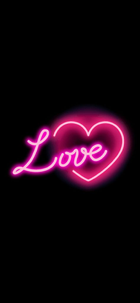 Neon Heart Painting, Neon Wallpapers, Dibujo Simple, The Word Love, Neon Backgrounds, Simple Iphone Wallpaper, Heart Painting, Word Love, Heart Pictures