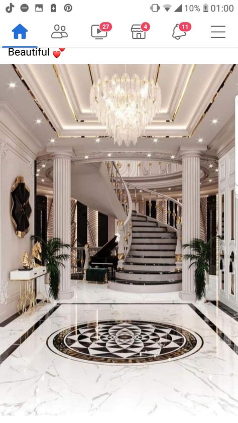 Luxury Houses Entrance, London Interior Design, Opulent Interiors, London Interior, Casas Coloniales, Foyer Design, Entry Way Design, Entrance Design, Luxury Homes Interior