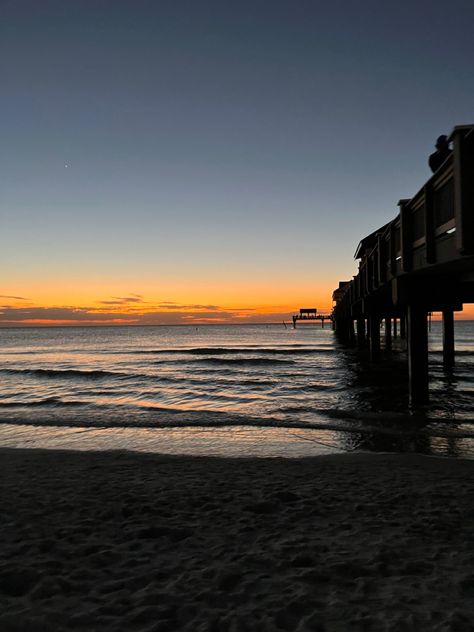 beach, sunset, pier, clearwater, florida, sky, ocean, summer, aesthetic, sky Ocean Summer Aesthetic, Pier Sunset, Beach Pier, Aesthetic Sky, Clearwater Florida, Clearwater Beach, San Clemente, Beach Aesthetic, Beach Sunset