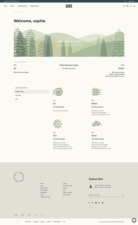 Botanical Website Design, Nature Website Design, Website Footer Design, Footer Design, Style Web, Ux Design Inspiration, Web Ui Design, Webpage Design, Paper Background Texture