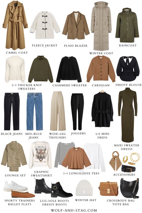 Winter Capsule Wardrobe 2022, Wardrobes Uk, Capsule Wardrobe 2022, Capsule Wardrobe Women, Winter Fashion Outfits Casual, Winter Capsule, Winter Capsule Wardrobe, Fall Capsule Wardrobe, Classic Wardrobe