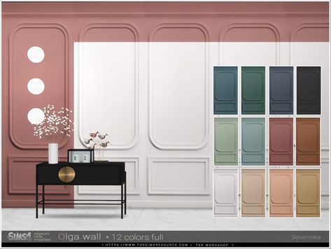 Sims 4 Cc Furniture Living Rooms, Mod Wall, Resource Furniture, Die Sims 4, Mod Furniture, Muebles Sims 4 Cc, Sims 4 Bedroom, The Sims 4 Packs, Sims 4 Expansions