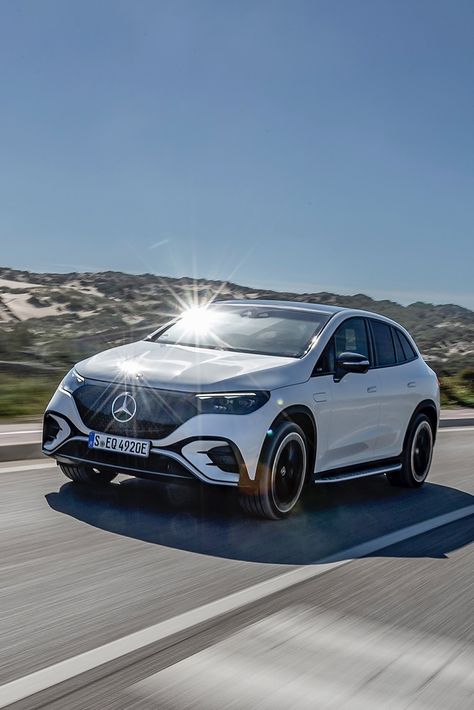 First drive in the Mercedes-AMG EQE SUV: Same same, but different, but still the same Mercedes Eqe Suv, Same Same But Different, Mercedes Suv, Same But Different, Mid Size Suv, Car Lease, Nice Cars, Benz E, Fancy Cars