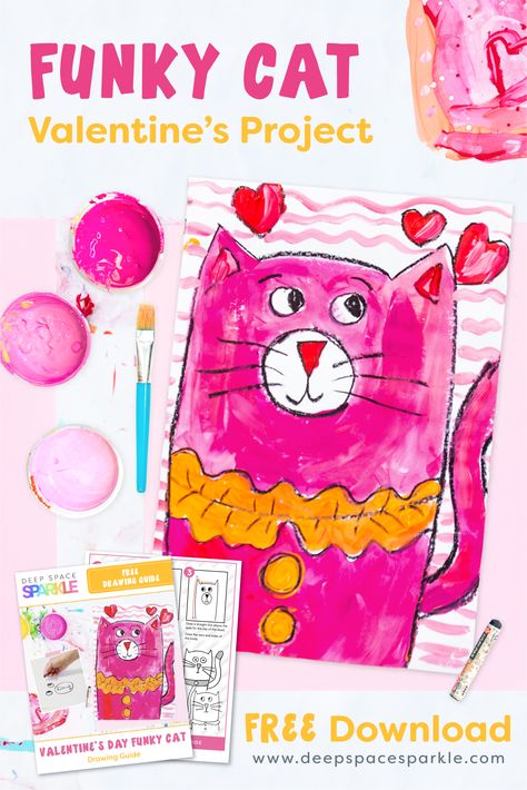 Valentines Art Projects For Kids, February Art For Elementary Students, Valentines Day Directed Drawing For Kids, Grade 1 Valentines Art, February Art Projects For Kids, Grade 3 Valentines Art, Grade 2 Valentines Day Art, Valentine’s Day Art Grade 1, February Art Projects