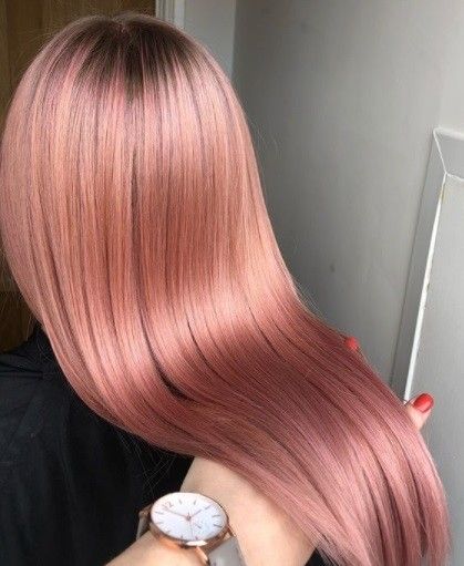 Gold Blonde Hair, Blond Rose, Gold Hair Colors, Hair Color Rose Gold, Pastel Pink Hair, Gold Blonde, Colour Ideas, Rose Gold Hair, Rose Hair